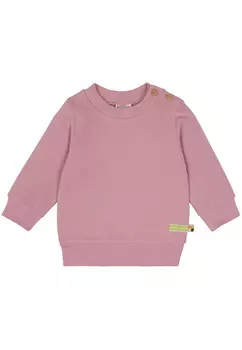 Свитер Loud + proud в рубчик, темно-розовый, 100% биохлопок