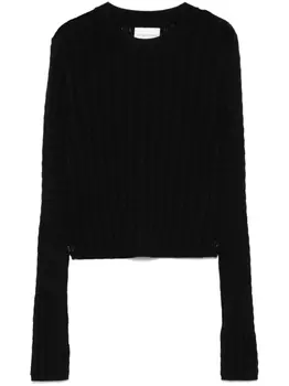 Свитер Loulou Studio Tinos, черный