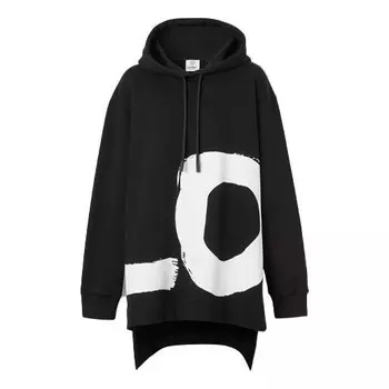 Свитер love long sleeve hoodie black Burberry, черный