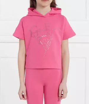 Свитер ls активный Cropped fit Guess, розовый
