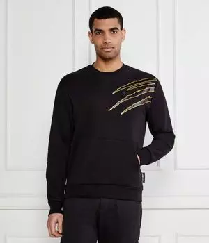 Свитер ls lamina царапина Regular fit Plein Sport, черный