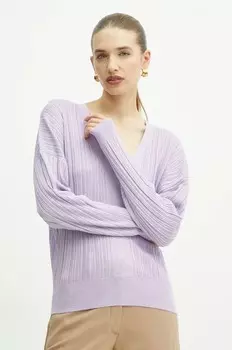 Свитер Лю Джо Liu Jo, фиолетовый