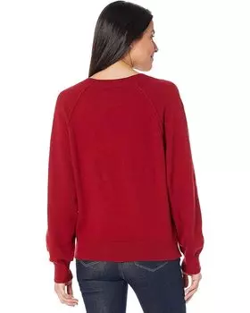 Свитер Lucky Brand Crew Neck Sweater, цвет Winery