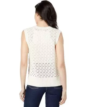 Свитер Lucky Brand Crochet Geo Sweater Tank, цвет Cream Multi