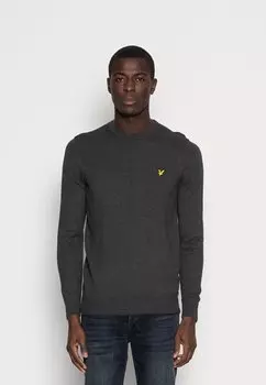 Свитер Lyle & Scott CREW NECK JUMPER, цвет Charcoal Marl