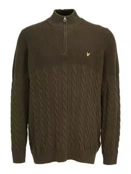 Свитер Lyle & Scott Big&Tall, оливковое