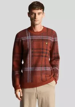 Свитер Lyle & Scott, ржаво-красный