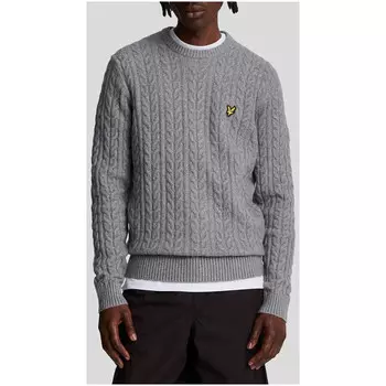Свитер Lyle & Scott вязаный, серый