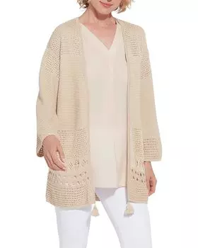 Свитер Lysse Dani Linen Mesh Cover Up, цвет Sugar