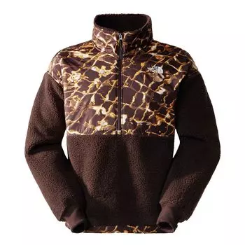 Свитер M PR PLT HP 1/4 Z The North Face, цвет Braun/Braun