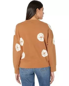 Свитер Madewell Boysenberry Dot Cardigan, цвет Warm Hickory