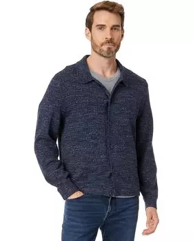 Свитер Madewell Button-Front Shirt-Jacket, цвет Heather Navy