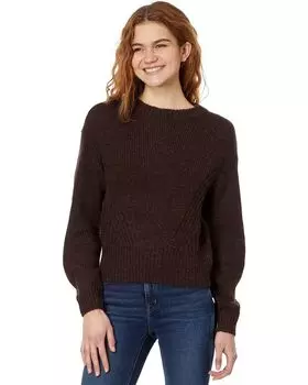 Свитер Madewell Directional-Knit Wedge, цвет Heather Carob