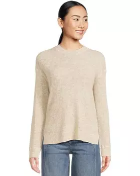 Свитер Madewell Lightweight Alpaca Barons Varregated Rib, цвет True Black 1