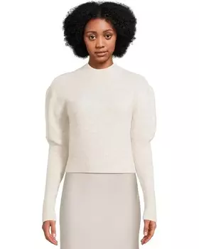 Свитер Madewell Lightweight Alpaca Juliette Puff Sleeve, цвет Heather Alabaster
