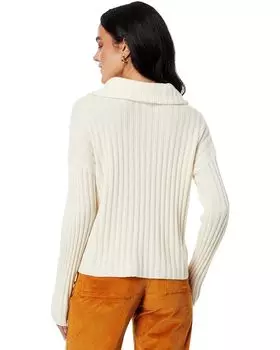 Свитер Madewell Niles Wide Rib Collar Cardigan, цвет Antique Cream