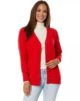 Свитер Madewell V-Neck Relaxed Cardigan, цвет Poppy