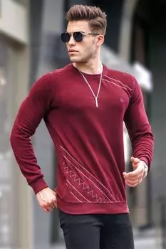 Свитер Madmext, бордовый