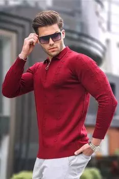 Свитер Madmext, бордовый