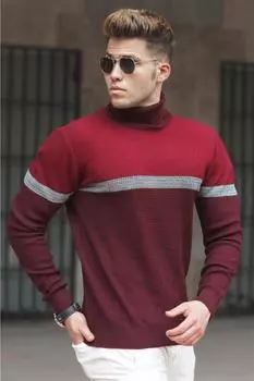 Свитер Madmext, бордовый