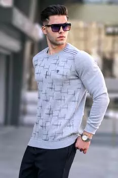 Свитер Madmext, серый