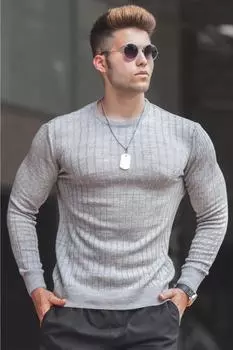 Свитер Madmext, серый