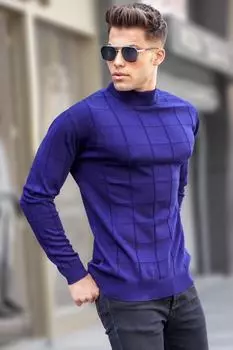 Свитер Madmext, темно-синий