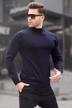 Свитер Madmext, темно-синий