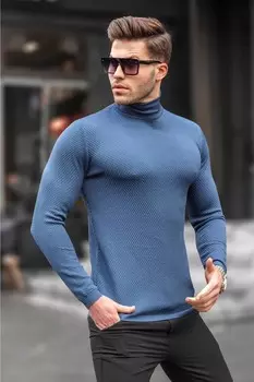 Свитер Madmext, темно-синий