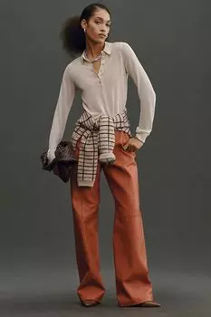 Свитер Maeve с воротником, бежевый