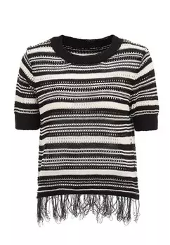 Свитер MAHISHA, черный/белый