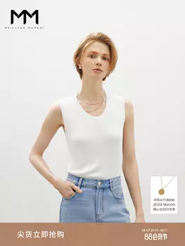 Свитер Mai Meng Shopping Mall's без рукавов, черный