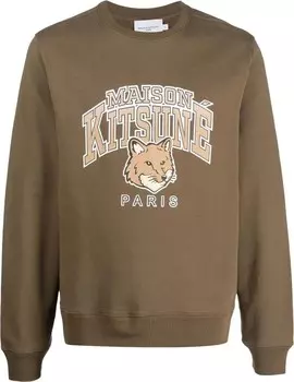 Свитер Maison Kitsune, зеленый