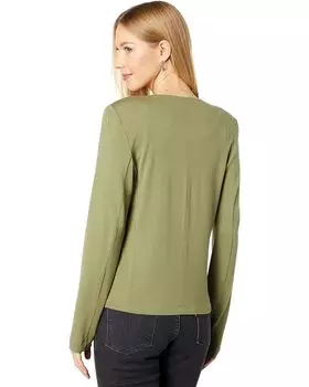 Свитер Majestic Filatures Soft Touch Open Cardigan Jacket, цвет Kaki