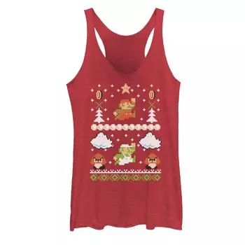 Свитер-майка Ugly Christmas для Nintendo Super Mario Goomba для юниоров Licensed Character