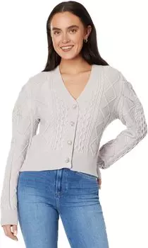 Свитер Malena Cardigan en saison, светло-серый