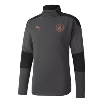 Свитер manchester city training sweater 'grey' Puma, серый