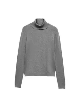 Свитер MANGO ALMAR, пестрый серый
