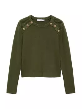 Свитер MANGO Arturo, зеленый