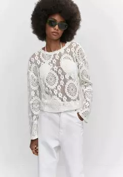 Свитер Mango, белый