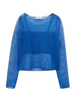 Свитер MANGO CALVIN, синий