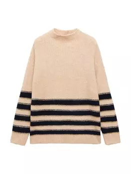 Свитер MANGO CAPITAN, цвет mottled beige