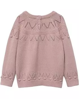 Свитер Mango Caramel Brown Sweater, розовый