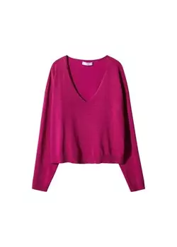 Свитер MANGO Crayon, фуксия