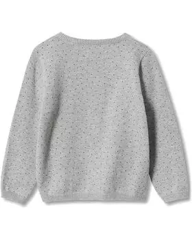 Свитер Mango Dotty Cardigan, цвет Clear Grey Vigore