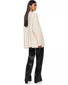 Свитер MANGO Flix Cardigan, экрю