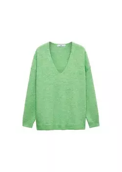 Свитер Mango KIM, цвет Neon Green