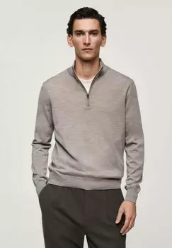 Свитер Mango, коричневый