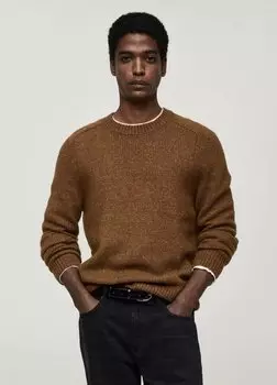 Свитер Mango, коричневый