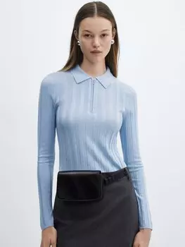 Свитер Mango LUKAPOL, светло-синий